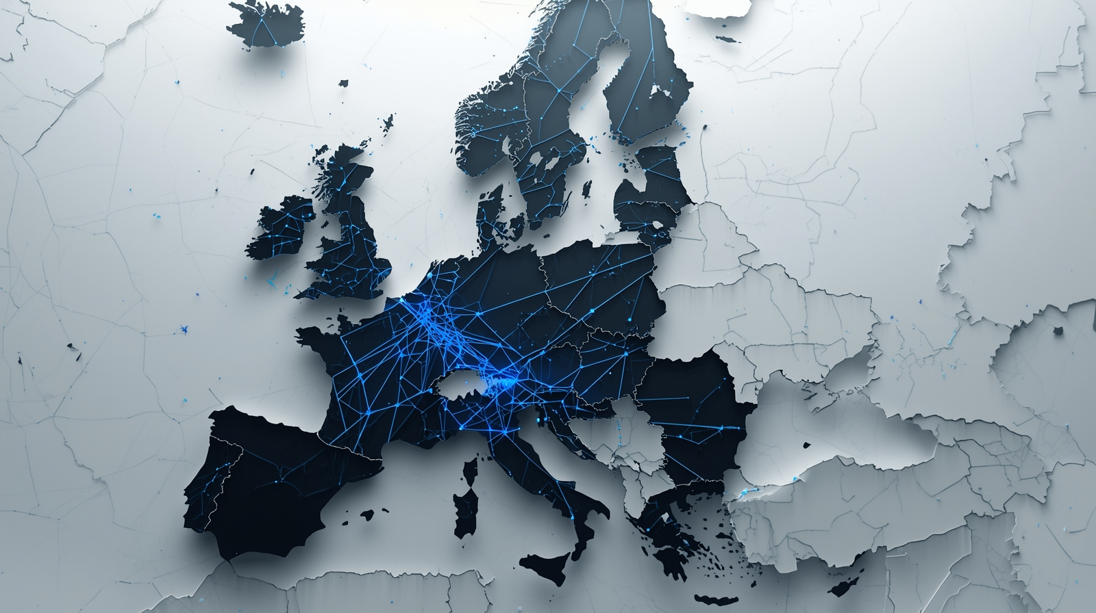 Illustration de l'Europe fragmentée et des dynamiques de souveraineté et de compétition